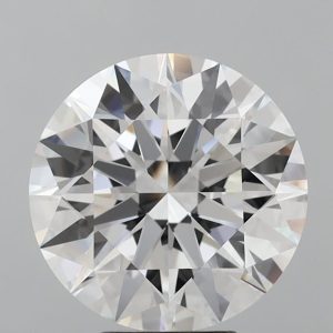 6.39 Carat Round Cut Lab Diamond