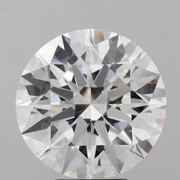 6.39 Carat Round Cut Lab Diamond
