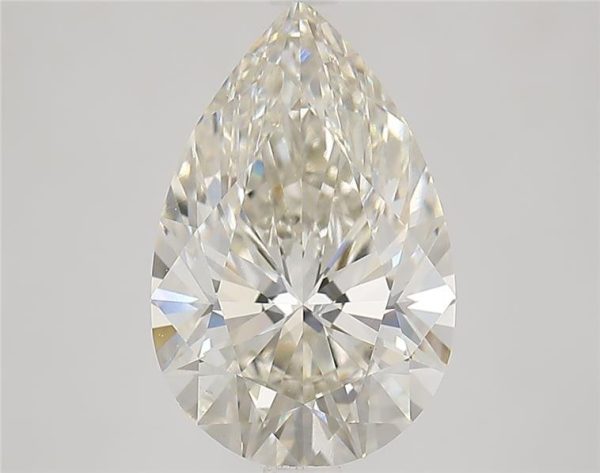 3.73 Carat Pear Cut Lab Diamond