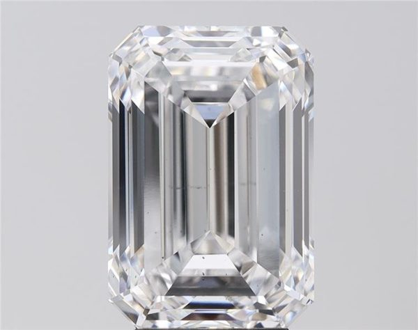 7.08 Carat Emerald Cut Lab Diamond