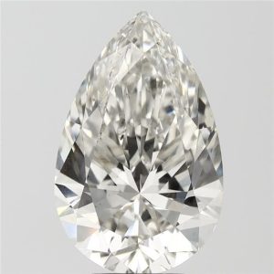 6.45 Carat Pear Cut Lab Diamond