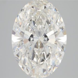 6.21 Carat Oval Cut Lab Diamond