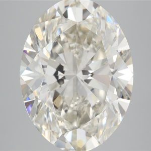 6.12 Carat Oval Cut Lab Diamond
