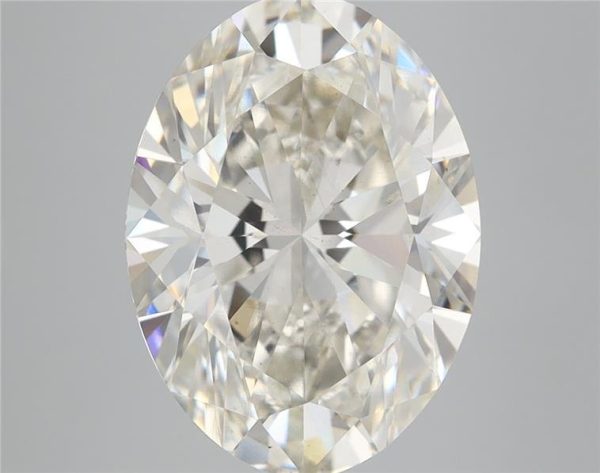 6.12 Carat Oval Cut Lab Diamond