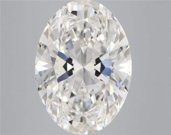 7.44 Carat Oval Cut Lab Diamond