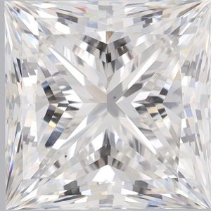 6.43 Carat Princess Cut Lab Diamond