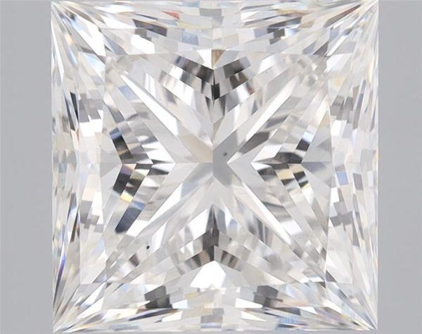6.43 Carat Princess Cut Lab Diamond