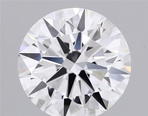 6.45 Carat Round Cut Lab Diamond