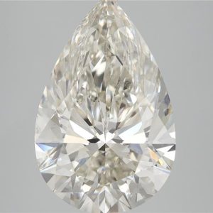 4.12 Carat Pear Cut Lab Diamond