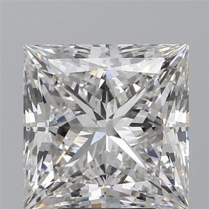 5.49 Carat Princess Cut Lab Diamond