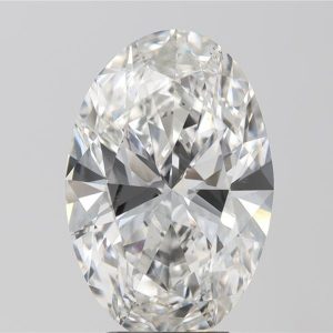 5.82 Carat Oval Cut Lab Diamond