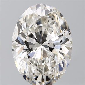 7.22 Carat Oval Cut Lab Diamond