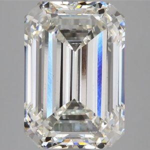 5.74 Carat Emerald Cut Lab Diamond