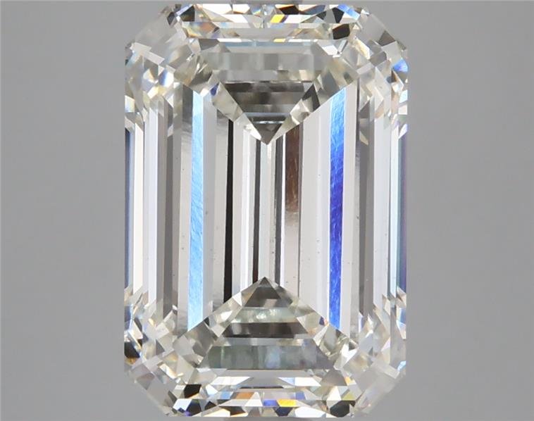 5.74 Carat Emerald Cut Lab Diamond
