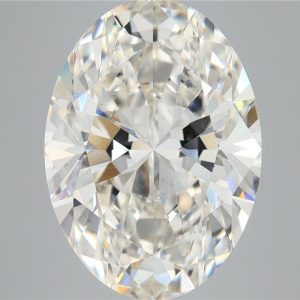 7.57 Carat Oval Cut Lab Diamond