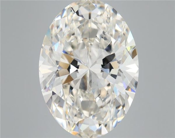 7.57 Carat Oval Cut Lab Diamond