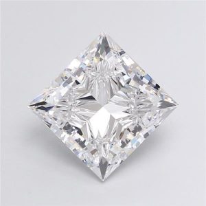6.00 Carat Princess Cut Lab Diamond
