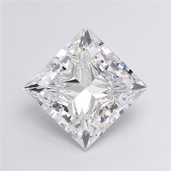 6.00 Carat Princess Cut Lab Diamond