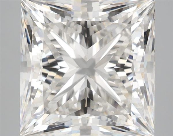 7.66 Carat Princess Cut Lab Diamond