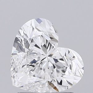 1.79 Carat Heart Cut Lab Diamond