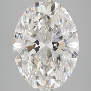 5.38 Carat Oval Cut Lab Diamond