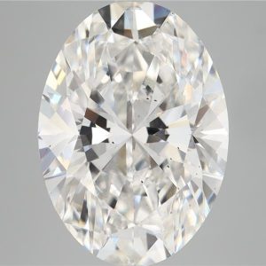 7.20 Carat Oval Cut Lab Diamond