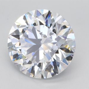 6.67 Carat Round Cut Lab Diamond