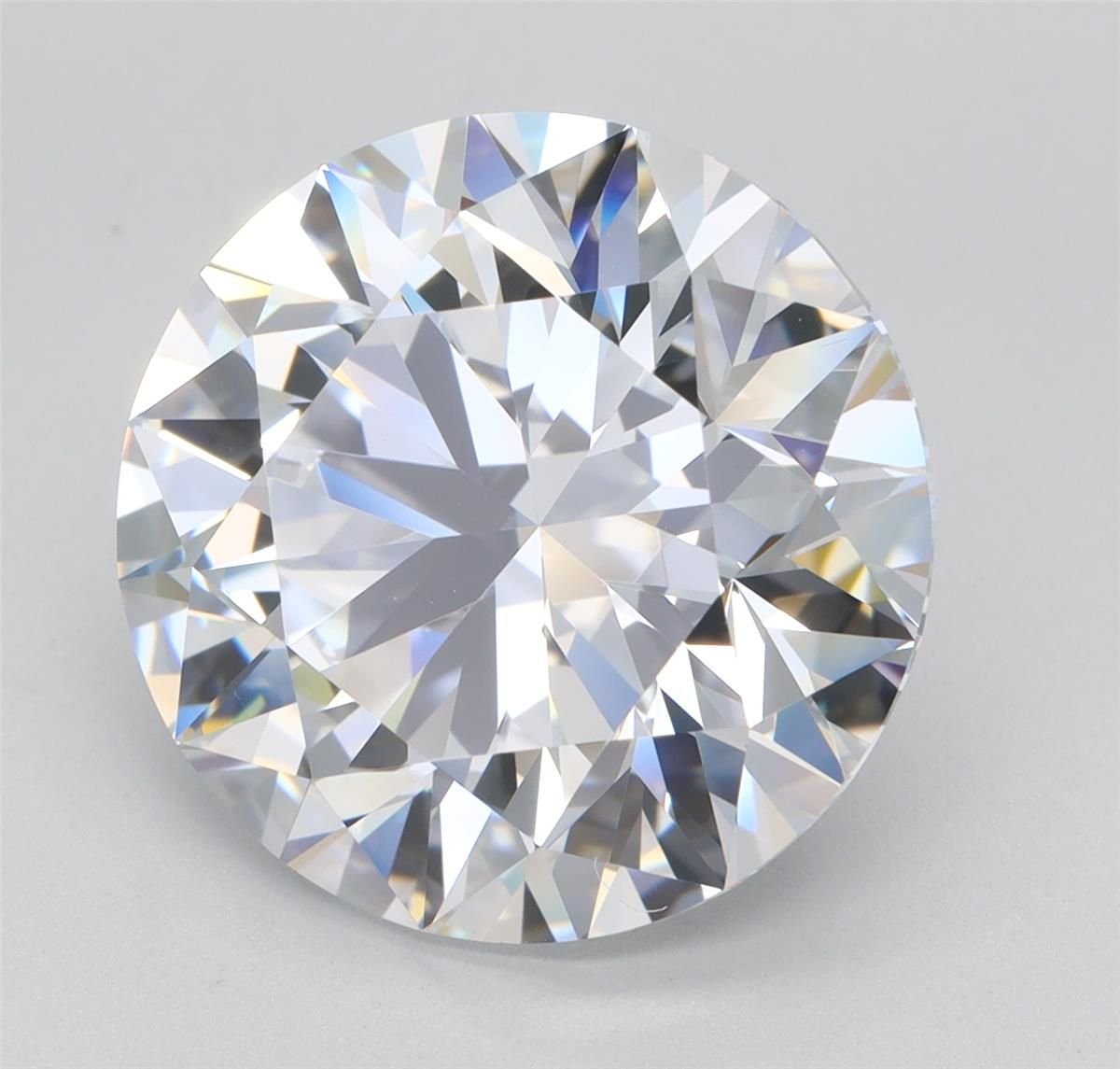 6.67 Carat Round Cut Lab Diamond