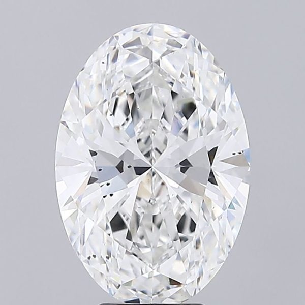 6.62 Carat Oval Cut Lab Diamond