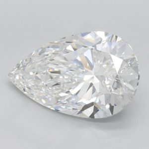 3.41 Carat Pear Cut Lab Diamond