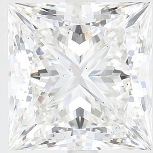 6.10 Carat Princess Cut Lab Diamond