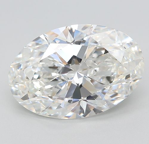 5.77 Carat Oval Cut Lab Diamond