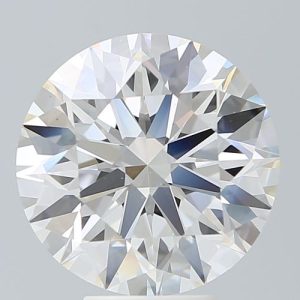6.43 Carat Round Cut Lab Diamond