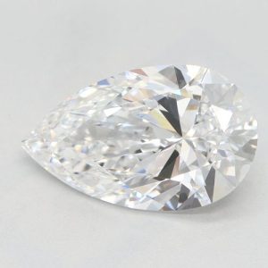 1.60 Carat Pear Cut Lab Diamond