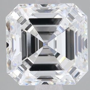 2.22 Carat Asscher Cut Lab Diamond