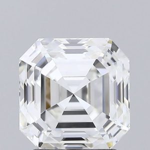2.57 Carat Asscher Cut Lab Diamond