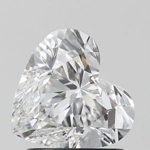 1.50 Carat Heart Cut Lab Diamond