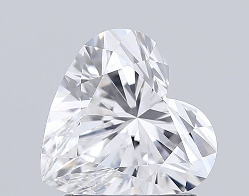 1.50 Carat Heart Cut Lab Diamond