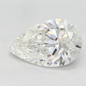 1.70 Carat Pear Cut Lab Diamond