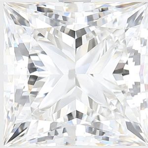 5.50 Carat Princess Cut Lab Diamond