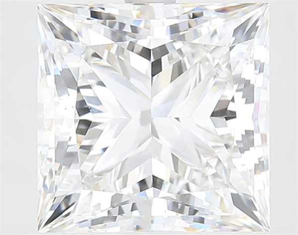 5.50 Carat Princess Cut Lab Diamond