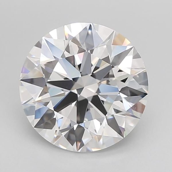 6.18 Carat Round Cut Lab Diamond