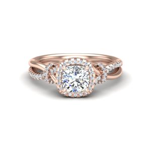 Halo Engagement Ring