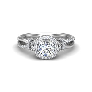 Halo Engagement Ring