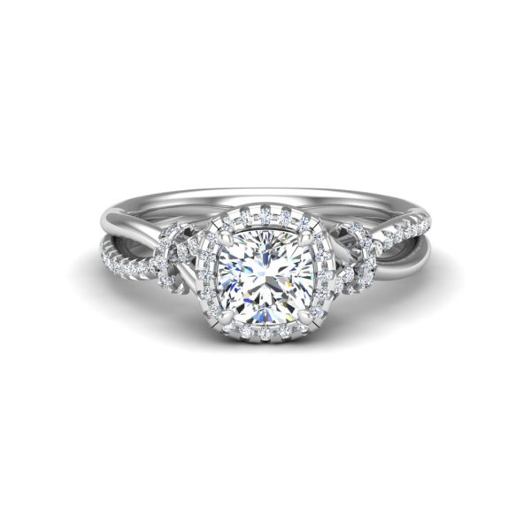 Halo Engagement Ring