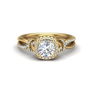 Halo Engagement Ring