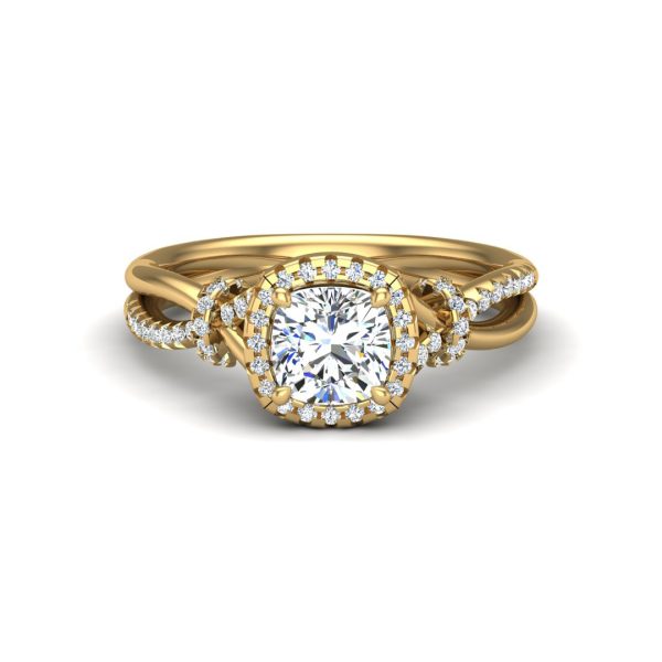 Halo Engagement Ring