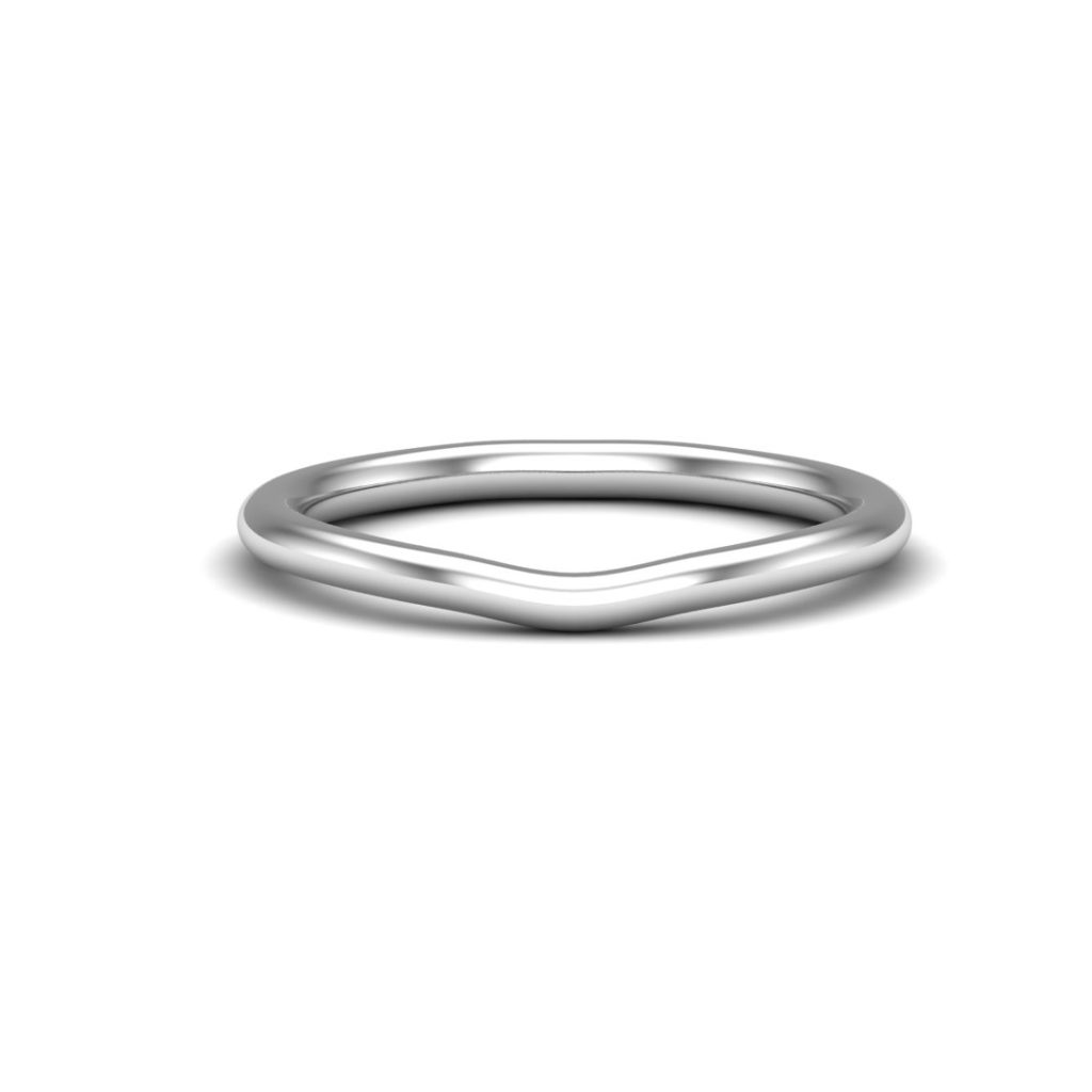 Leah Wedding Band Platinum (Setting Price)