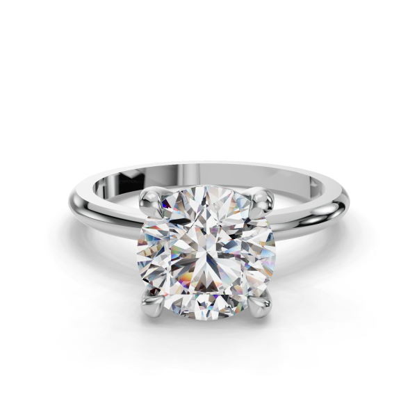 2.5 Ct. Bella Solitaire Engagement Ring - Platinum