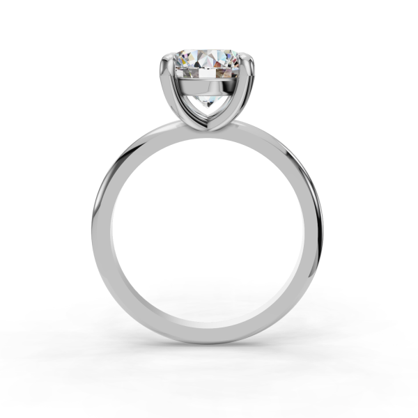 2.5 Ct. Bella Solitaire Engagement Ring - Platinum - Image 3